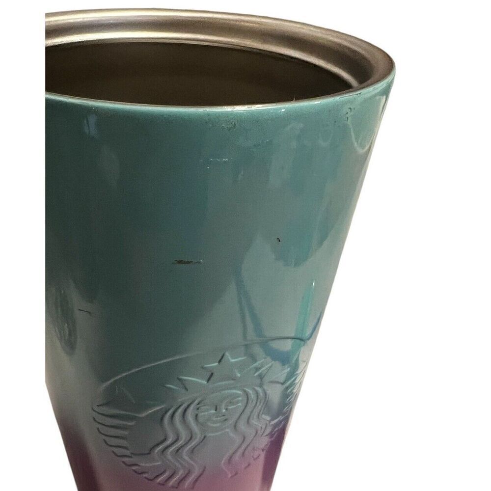 Starbucks Summer 2021 Stainless Steel Cool Ombre 24oz Tumbler - Picture 5 of 7